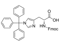 N-芴甲氧羰基-N'-三苯甲基-D-組氨酸，98%（HPLC）