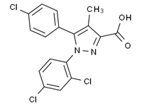 5-(4-氯苯基)-1-(2,4-二氯苯基)-4-甲基吡唑-3-羧酸，98%