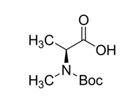 Boc-N-甲基-L-丙氨酸，98%（GC）