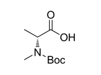 BOC-N-甲基-D-丙氨酸，98%（GC）