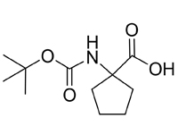 1-（叔丁氧基羰氨基）環(huán)戊烷甲酸，97%（GC）